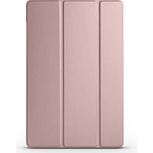 Samsung Galaxy Tab A9 Plus Uyumlu Zore Smart Cover Standlı 1-1 Kılıf, Rose Gold