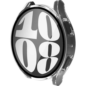 Samsung Galaxy Watch 6 44MM Uyumlu Sert Pc Kasa ve Ekran Koruyucu Zore Watch Gard 14, Renksiz