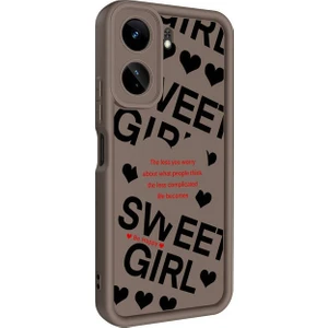 Xiaomi Mi 13T Pro Uyumlu Kılıf Kamera Korumalı Baskılı Arka Yüzey Klas Kapak, Siyah