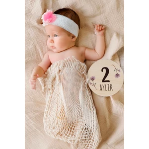 Ahşap Anı Diskleri Bebek Fotoğraf Çekim Kartları