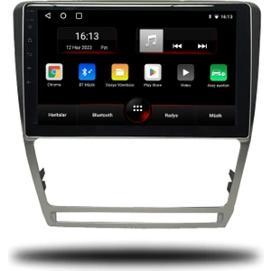 Skoda Octavia Android Carplay Multimedya 2007-2012 4gb Ram + 32GB Hafıza + 4 Çekirdek