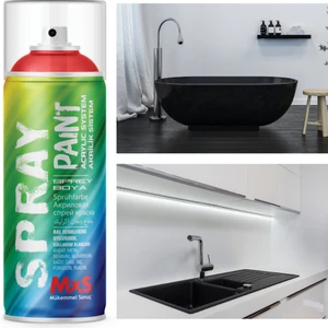 Duşakabin-Lavabo-Jakuzi Özel Yapım Suya Dayanıklı Sprey Boya 400 ml