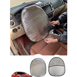 Lenkrad Araç Direksiyon Güneşliği Araba Oto Direksiyon Güneşlik Direksiyon Güneş Koruyucu Kılıf