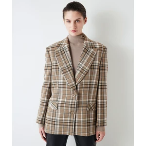 Ekose Desen Blazer
