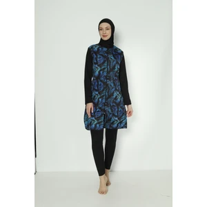 Triya Fashion Kadın Fermuarlı Tesettür Mayo