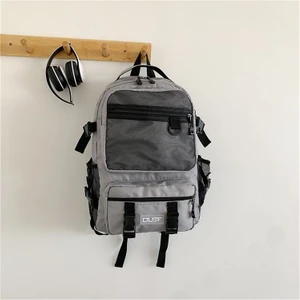 Khalid Bain Ortaokul ve Lise Öğrencileri Için Çok Yönlü Iş Kıyafeti Tarzı Büyük Kapasiteli Bilgisayar Seyahat Sırt Çantası (Yurt Dışından)