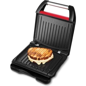 George Foreman Steel Compact Kırmızı Izgara & Tost Makinesi