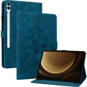 Samsung Galaxy Tab S9+ / S9 Fe+ Kart Yuvaları Pu Deri Tablet Kılıfı (Yurt Dışından)