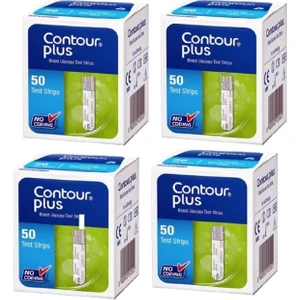 Contour Plus Test Stripleri 50'li-4 Kutu