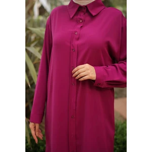 Tesettür Kadın Dubai Ipeği Gömlek