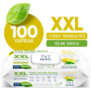 Easy Clean XXL Limon Kokulu Naturel Formül 100 Geniş Yaprak