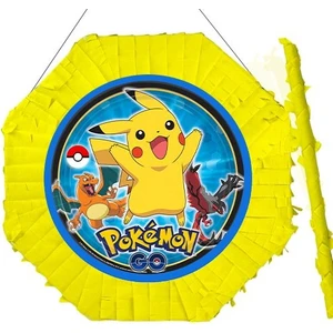 Parti Dükkanım Pokemon Go Pinyata 42 cm + Sopası