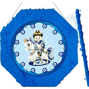 Parti Dükkanım Sünnet Nazar Boncuklu Pinyata 42 cm + Sopası