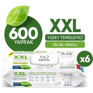 Easy Clean XXL Beyaz Sabun Katkılı Naturel Formül 600 Geniş Yaprak