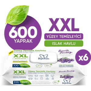 Easy Clean XXL Lavanta Kokulu Naturel Formül 600 Geniş Yaprak