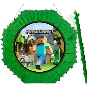 Parti Dükkanım Minecraft Pinyata 42 cm + Sopası