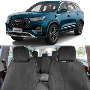 Chery Tiggo 8 Pro Araca Özel Koltuk Koruyucu Luvi Serisi 2023-SONRASI Siyah