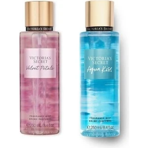 Vıctorıa's Secret Velvet Petals-Aqua Kiss Vücut Spreyi Ikili Set
