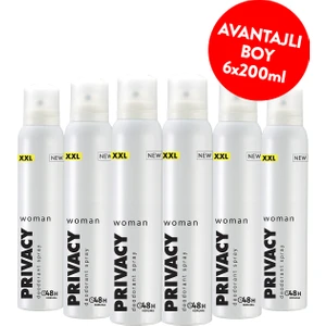 Woman Kadın Deodorant 6x200   ML