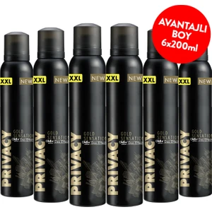 Gold Man Erkek Deodorant 6x200   ML