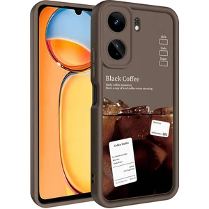Kip GSM Xiaomi Poco C65 Kılıf Kamera Korumalı Baskılı Arka Yüzey Zore Klas Kapak