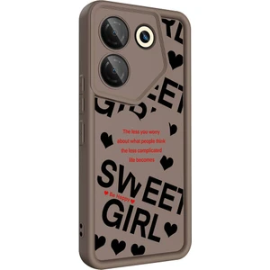 Kip GSM Tecno Camon 20 Pro 4g Kılıf Kamera Korumalı Baskılı Arka Yüzey Zore Klas Kapak