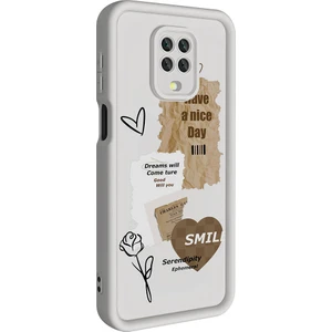 Kip GSM Xiaomi Redmi Note 9 Pro Kılıf Kamera Korumalı Baskılı Arka Yüzey Zore Klas Kapak