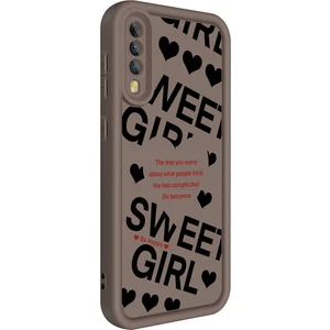 Kip GSM Galaxy A50 Kılıf Kamera Korumalı Baskılı Arka Yüzey Zore Klas Kapak