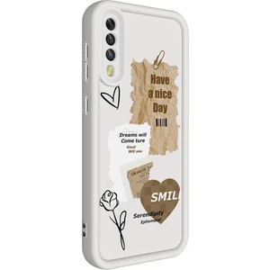 Kip GSM Galaxy A50 Kılıf Kamera Korumalı Baskılı Arka Yüzey Zore Klas Kapak