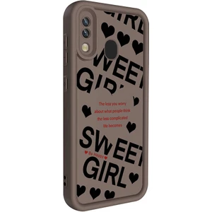 Kip GSM Galaxy A20 Kılıf Kamera Korumalı Baskılı Arka Yüzey Zore Klas Kapak