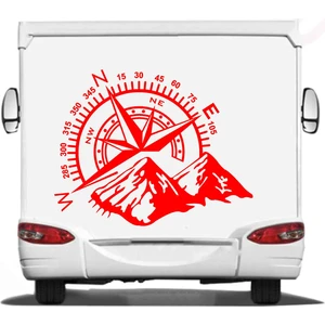 Sticker Usta Pusula Kamp Sticker Off Road 4x4 Araba Oto Karavan Sticker Q13