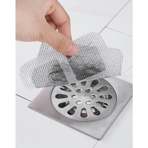 10 Adet Gider Temizlik Filesi Banyo Gider Süzgeci Kendinden Yapışkanlı Süzgeç Üzeri File
