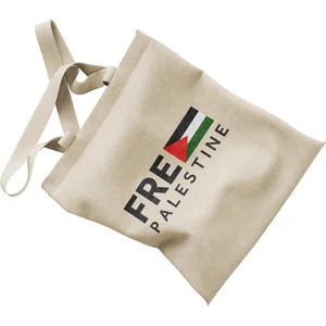 Geleneksel Filistin "free Palestıne" ve Flaglı Dijital Baskılı El Hambez Çanta 35*40 cm