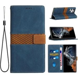 BDT Boutique Samsung Galaxy S23 Ultra Kart Yuvası Bilek Kayışı Kickstand Için Cüzdan Kılıf (Yurt Dışından)