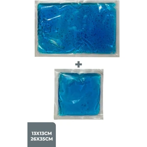 Flexy Medical Termojel Sıcak Soğuk Kompres Jel Buz Paketi, Ikili Set 13x13 Ve 26x35 Soğutucu Isıtıcı Jel Kompres