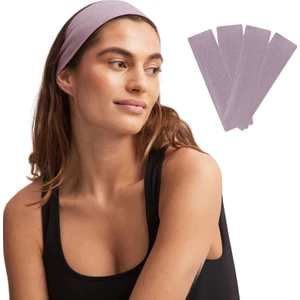 Salvia Dione Saç Bandı 4lü Kadın Erkek Spor Pamuk Likra Bandana Fitness Tenis Koşu Yürüyüş Trekking Makyaj Yüz Cilt Temizliği Bandi Outdoor Yoga Pilates Ter Alın Kafa Bandı Headband Hairband Seti