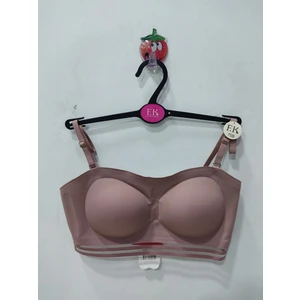 Lazer Kesim Askısı Çıkarılabilir Straplez Vizyon Pembe Sütyen -1240