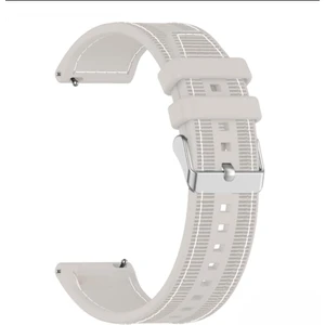 Sneezy Huawei Watch Gt4 46MM ile Uyumlu 22MM Dikiş Desenli Dokuma Silikon Kordon