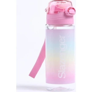 Slazanger Lisanslı Pipetli Plastik Matara 500 ml Pembe (23854)