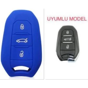 Şenyıldız Aksesuar Citröen C3 C4 C5 Aircross Ds3 Ds4 Ds5 Anahtar Kılıfı Sustasız Model Anahtarsız Çaliştırma