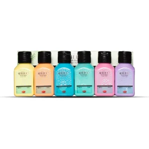 Yıkanabilir Parmak Boyası 6 Renk x 75 ml Pastel Renkler