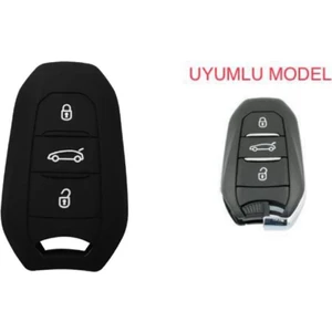 Şenyıldız Aksesuar Opel Mokka Crossland x Grandland x Combo Silikon Anahtar Kılıf