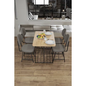 Star Yemek Masası 4 Stil Sandalyeli Takım 1265