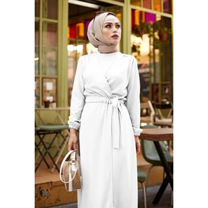 Tünel Kemerli Kimono 720 - Beyaz
