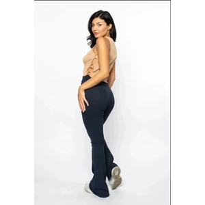 Vera Life Ispanyol Paça Yüksek Bel Fitilli Kadın Tayt