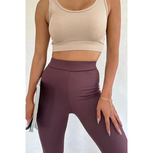 Vera Life Ispanyol Paça Yüksek Bel Fitilli Kadın Tayt