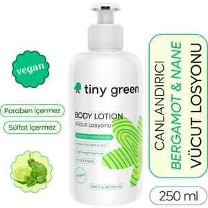 Tiny Green Canlandırıcı Bergamot & Nane Kokulu Vücut Losyonu 250 ml