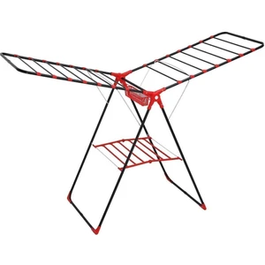 Siyah Harbinger Alenda Kalın Borulu Çamaşır Kurutma Askılığı Metal