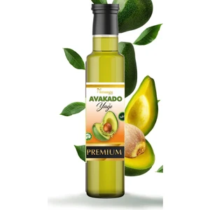 Avokado Yağı %100 Soğuk Sıkım Cam Şişe Avakado Yağı Doğal 250 ml Avocado Oil