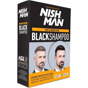 Nishman Siyah Saç Şampuanı 200 ml Set